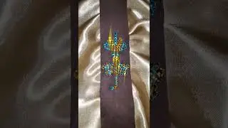 Dragonfly fashion neck-tie with Swarovski crystals