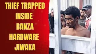 Thief Trapped by Blackout | Caught at Banza Hardware, Jiwaka