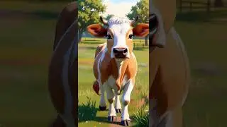 Корова 🐄 | Сельскохозяйственные животные | Обучение для детей
