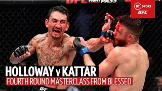 Masterclass from Holloway! Max Holloway v Calvin Kattar full fourth round