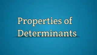 Determinants | Properties of Determinants | GATE | ESE 