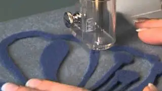 Filzen eines Schmetterlings