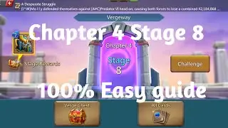 Lords mobile Vergeway Chapter 4 Stage 8 easiest guide