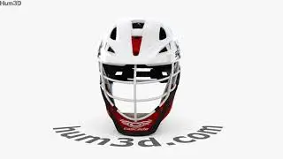 Cascade S Lacrosse Helmet 3D model by 3DModels.org
