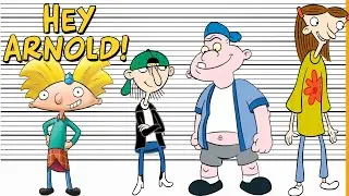 Hey Arnold! Size Comparison | Character Heights