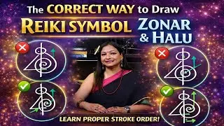 the correct way to draw -reiki symbol 