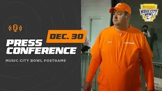 FB | Music City Bowl Postgame Press Conference (12.30.25)
