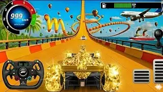 Formula Car Mega Ramp Extreme Racing - GT Car Formula Car Racing Stunts 3D - Android GamePlay 