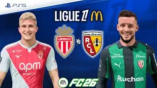 AS Monaco vs. RC Lens | Ligue 1 McDonald's 25/26 | Full Match | FC 26 - PS5&trade;[4K]