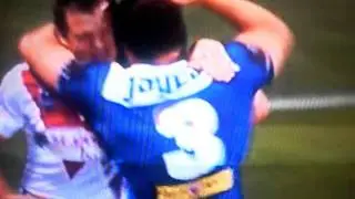 NRL/Rugby League Biff Pretend Fight Between the Morris twins, Josh Morris and Brett Morris