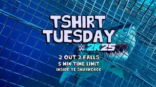 TSHIRT TUESDAY + UH IRON MAN RULES 15 MINS MOST COUNT FALLS WINS OVERSIZED SHARKCAGE BONUS CHALLENGE