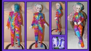 Sewing BJD Third Scale (SD size) Footie Pajamas