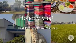 Pakistan vlog,visiting mum&rsquo;s village,shopping experience,spending time with family and friends