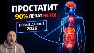 ПРОСТАТИТ 2026: Мировые исследования, которые меня шокировали. 90% лечат не то!