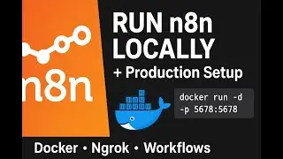 ⚡ n8n Setup Made Easy &mdash; Local & Production Including Workflows