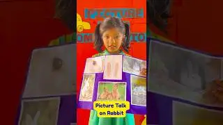 Rishona Janica spoke confidently about the rabbit  | Sharp Kids Pre-School Saroornagar #shorts