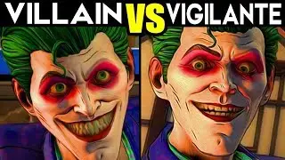 VILLAIN JOKER Vs VIGILANTE INTRO - Batman The Enemy Within Episode 5 Same Stitch