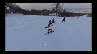 2026 Jan. winter vacation snowboarding @ APPI Kogen