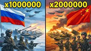 ЧТО ЕСЛИ СОВРЕМЕННЫЕ АРМИЯ РОССИИ и АРМИЯ КИТАЯ СТОЛКНУТСЯ МЕЖДУ СОБОЙ? (Битва за Дальний Восток)