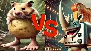 Pipi Potato vs Rhino Toasterino