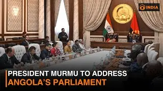President Murmu to address Angola&rsquo;s Parliament & more update | DD India live | 12 PM IST