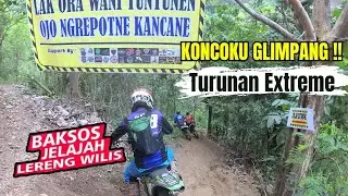 KONCOKU GLIMPANG !! Turunan Extreme Bikin Jatung Deg Dekan !! (BAKSOS LERENG WILIS #2)