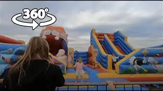 360 VR - On the Bouncy Castle at Sandal Park Funfair