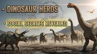 Dinosaur Herds: Unveiling Ancient Social Dynamics#DinosaurTracks #HerdBehavior #FossilFind
