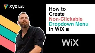 Как создать некликабельное выпадающее меню в WIX