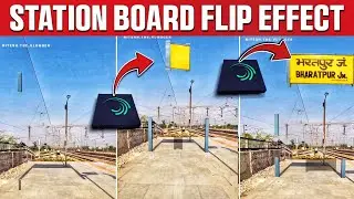Amazing Station Board Flip Effect | Alightmotion Flip Effect | Editing Tutorial | MR Krishna Dasji