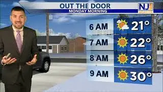 Monday Weather Update: Less Arctic Bite!