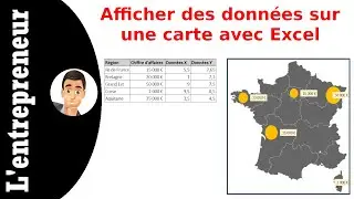 Afficher des données sur une carte avec Excel