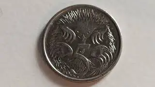 5 cent Australia coin 2014 ANT EATER  ELIZABETH II