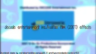 decode entertainment inc./halifax film (2007) effects