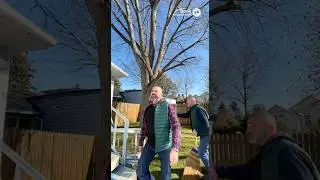 My neighbors needed help getting their cat out the tree 😂#comedyforever #comedyforever
