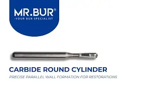 Round Cylinder (Cross Cut, Plain Cut) Carbide Bur FG | MR.BUR