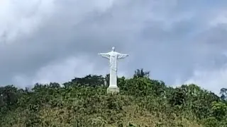 Turistando com a Pop 110i - IMAGEM DO CRISTO REDENTOR ENTRE GOIATINS/TO E CAMPOS LINDOS/TO.