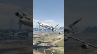 Malaysia Air Bus A320 Fly Mid Air Crash After Engine Failures GTA5 #shortsfeed