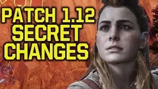 Horizon Zero Dawn Patch 1.12 SECRET CHANGES (Horizon Zero Dawn update - Horizon Zero Dawn secrets)