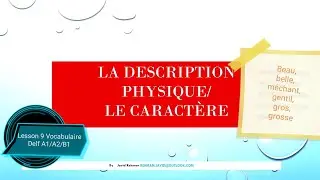 Lesson#48#la description physique##basicfrench #frenchlevel1
