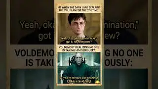VOLDEMORT IS NOW SERIOUS 😃😃 #shorts #harrypotter #funny #memes