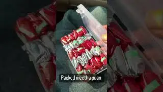 Packed meetha paan basically it&rsquo;s a mouth freshener fennel flavour #meethapaan #mouthfreshner #viral