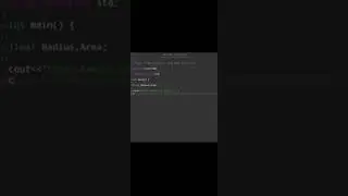 Cpp program to find the area of circle | #utechh #utechhkaksha #utechhkids #cpp #java #python