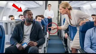 White Passenger Demands Black Man’s Seat — Shocked When He Fires the Crew Midair