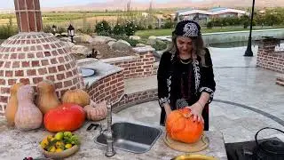 Pumpkin Jam in Nature | Traditional Outdoor Recipe with Natural Sounds