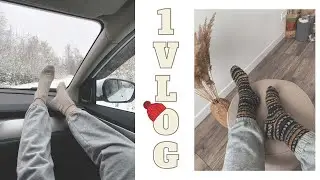 1 VLOG. Готовые работы/Носочный декабрь/Процессы/Переделка винтажной кофты.
