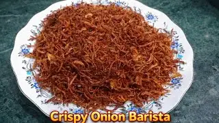 Golden, crispy Onion Barista 🧅✨CrispyOnion #OnionBarista #BaristaOnion #FriedOnion #Homemade.