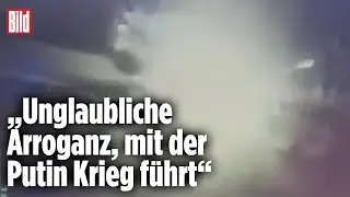 Ukrainische Drohne zerst&ouml;rt russischen Milit&auml;r-Konvoi | BILD Lagezentrum mit Max Kiewel