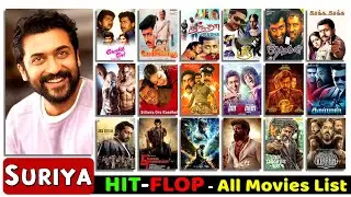 Suriya's BIGGEST Hits vs Flops in Box Office History | Suriya All Movies List Hit and Flop