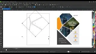 How to Create  Flyer Design Template Using Coreldraw